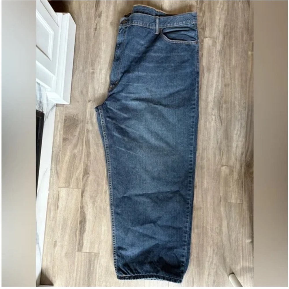 Levi’s Men’s Straight Leg Jeans Blue Tailored 50W x 26L Red Tab - Picture 5 of 11